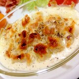 美味しい！少ない材料で簡単♬お餅グラタン！